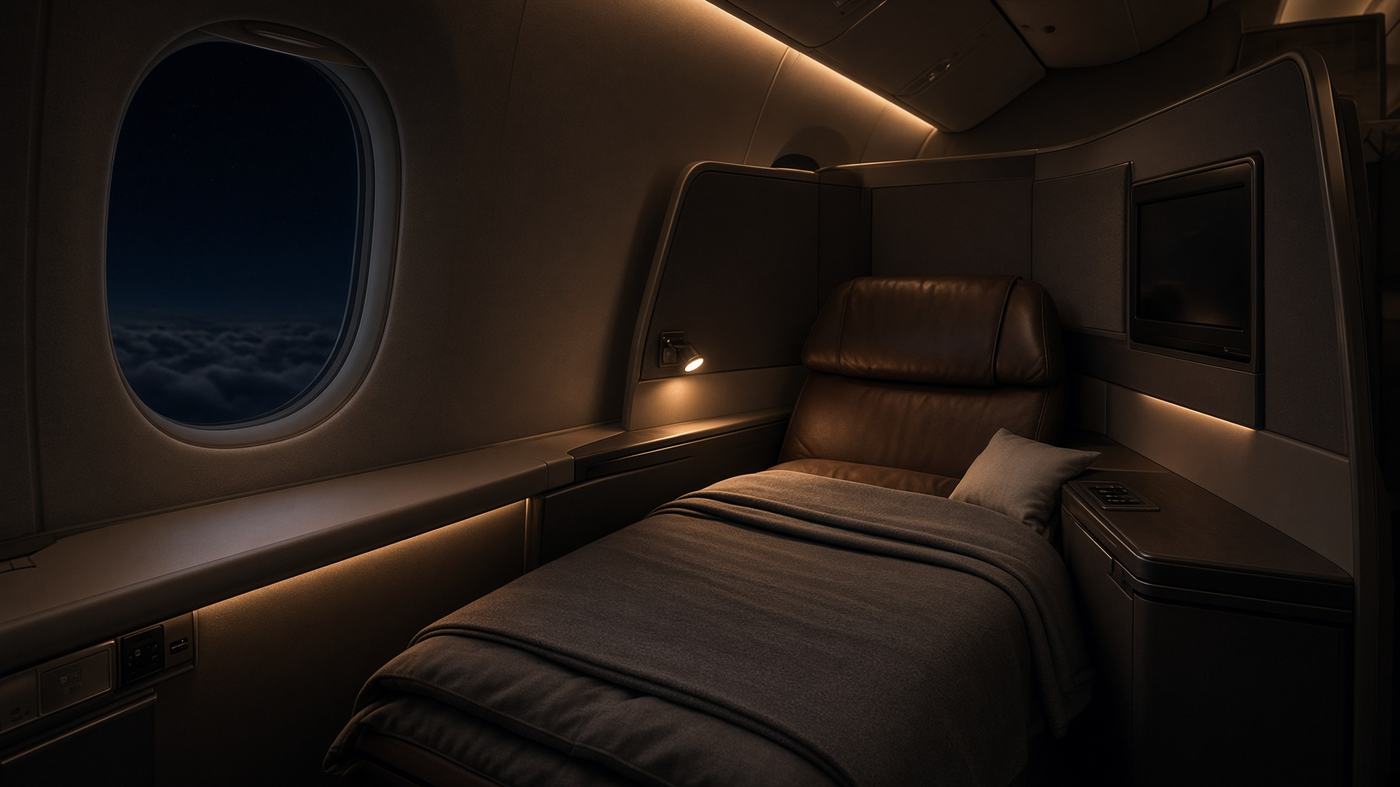 Business class travel from the UK to Perth